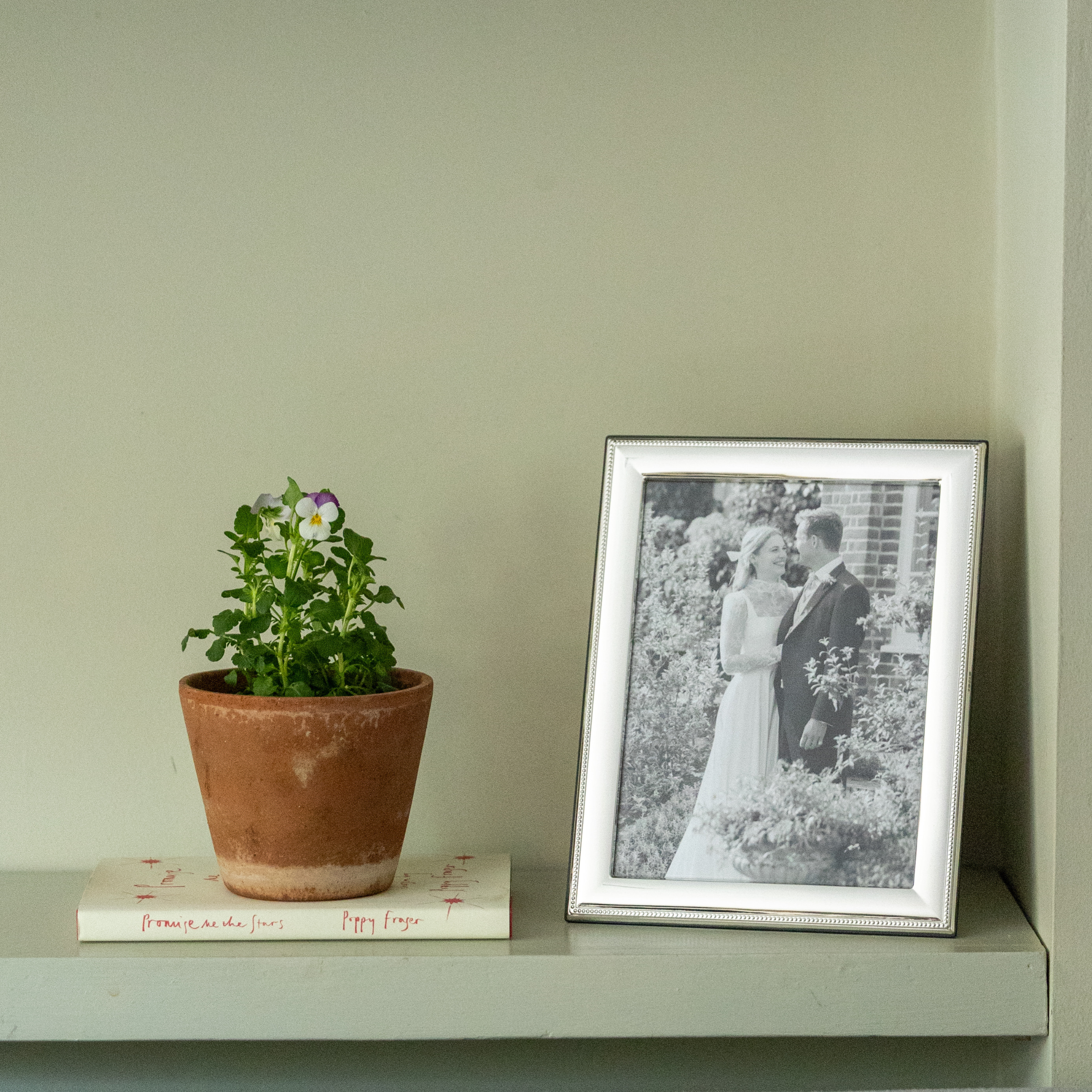 Sterling Silver Thin Bead Photo Frame