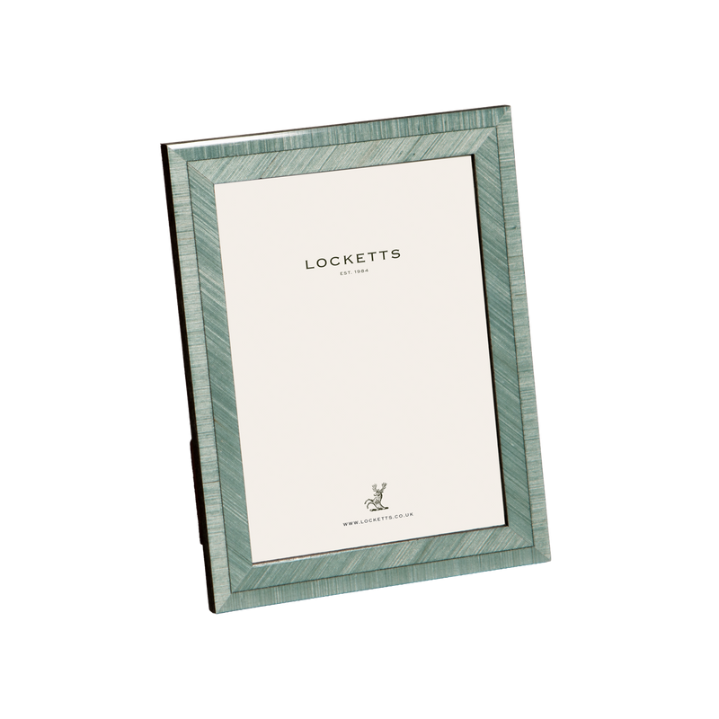 Aqua Lacquered Photo Frame