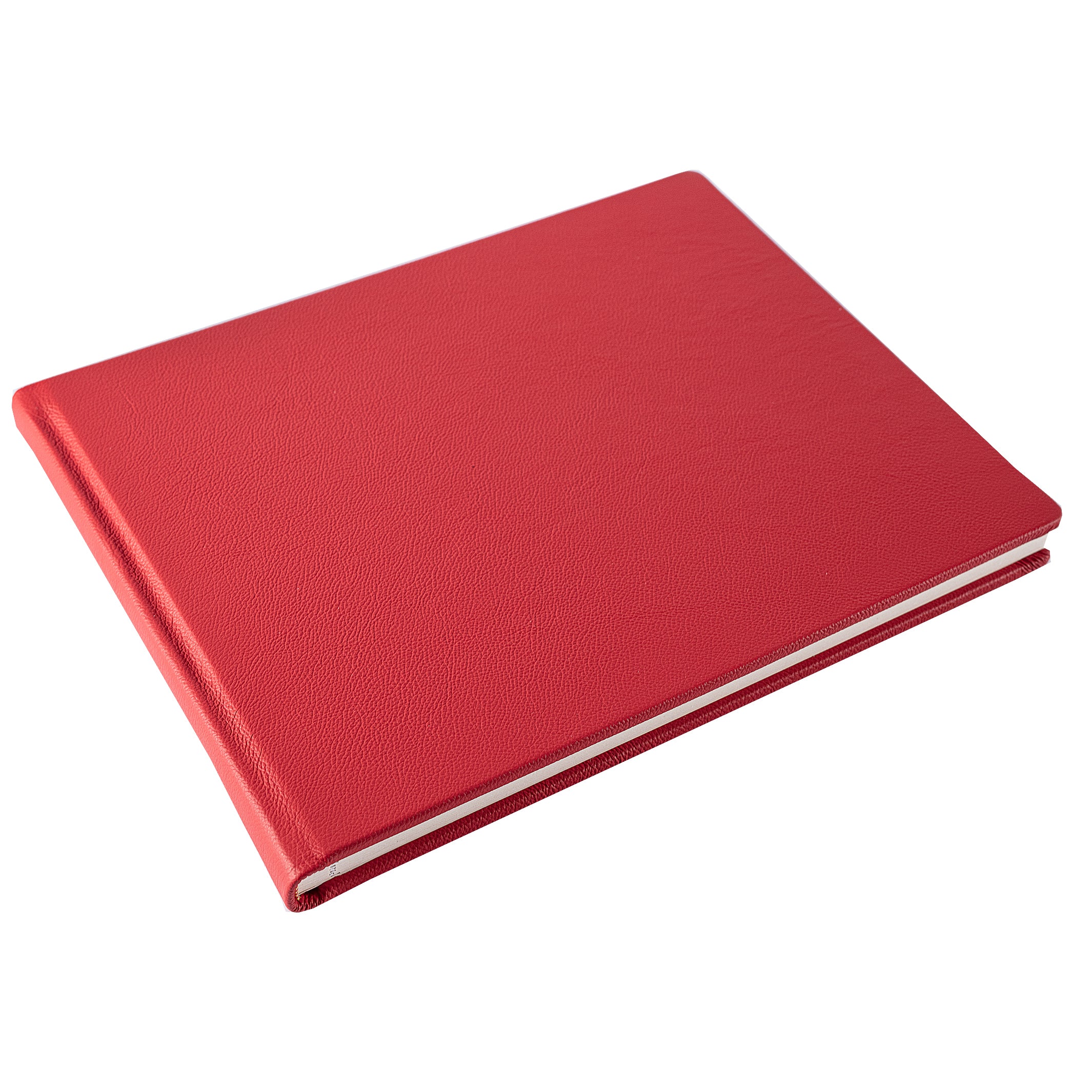 Luxury Leather Presentation Photo Album Flame Red