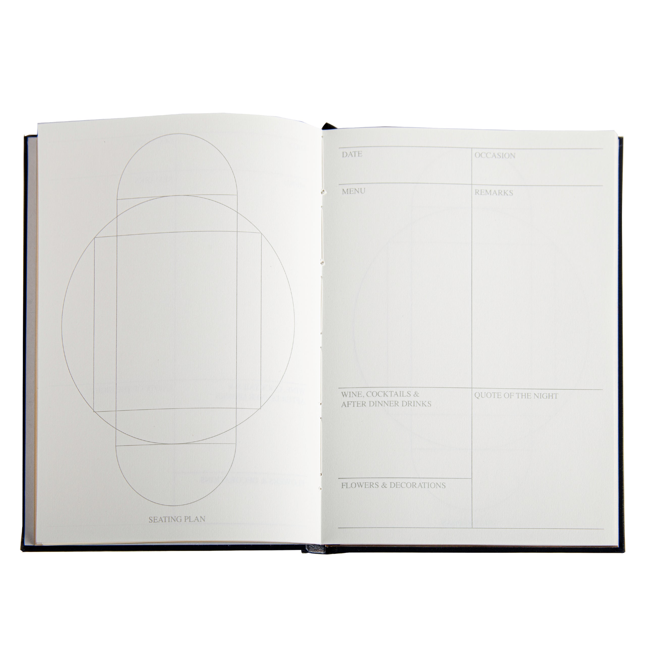 Locketts Leather Dinner Party Book