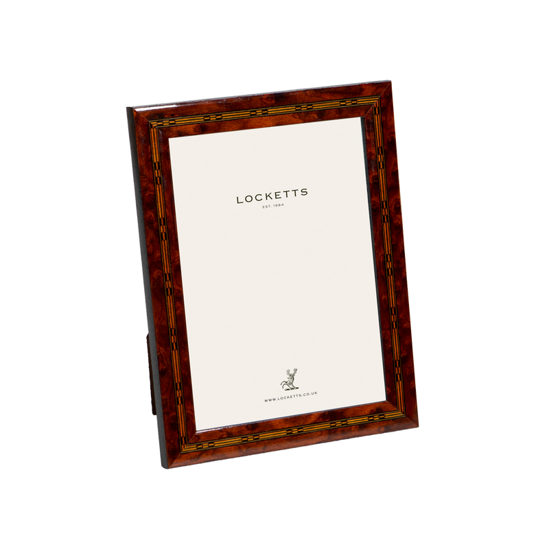 Maple Black Yew Inlay Photo Frame