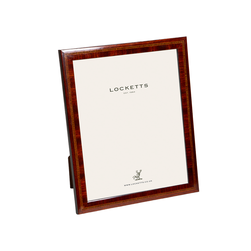 Maple Yew Chequered Inlay Photo Frame