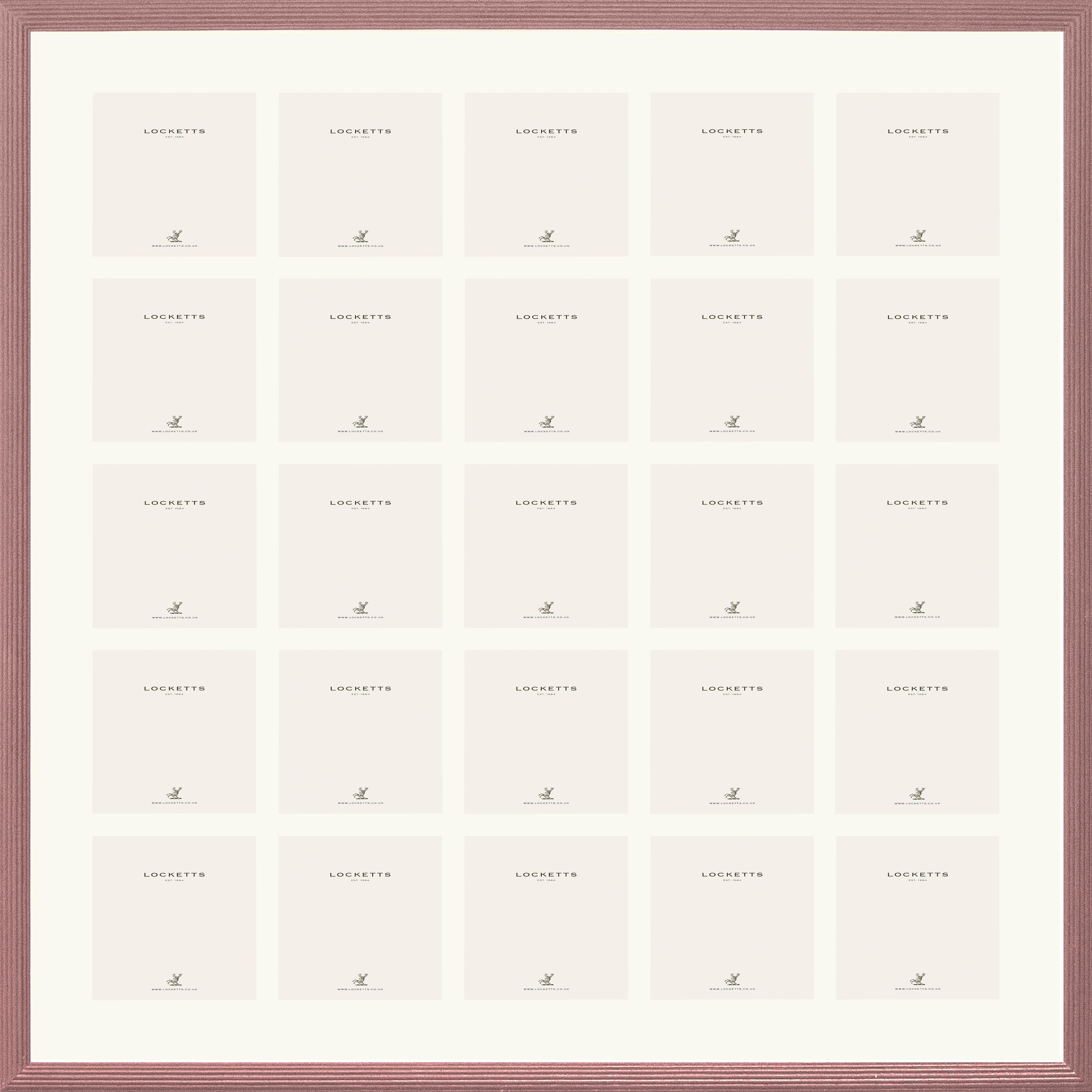 Farrow & Ball Painted 25 Multi Aperture Ribbed Frame
