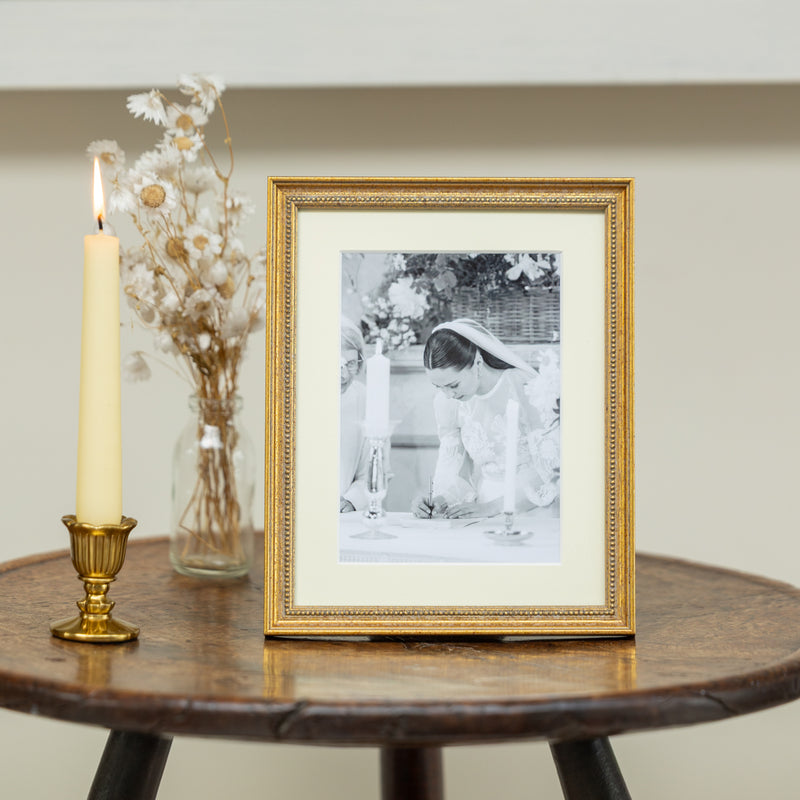 Marbled Bead Mounted Photo Frame