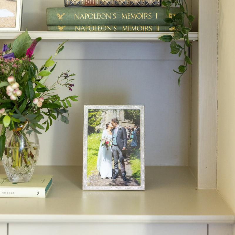 Silver Diamante Rosemary Frame