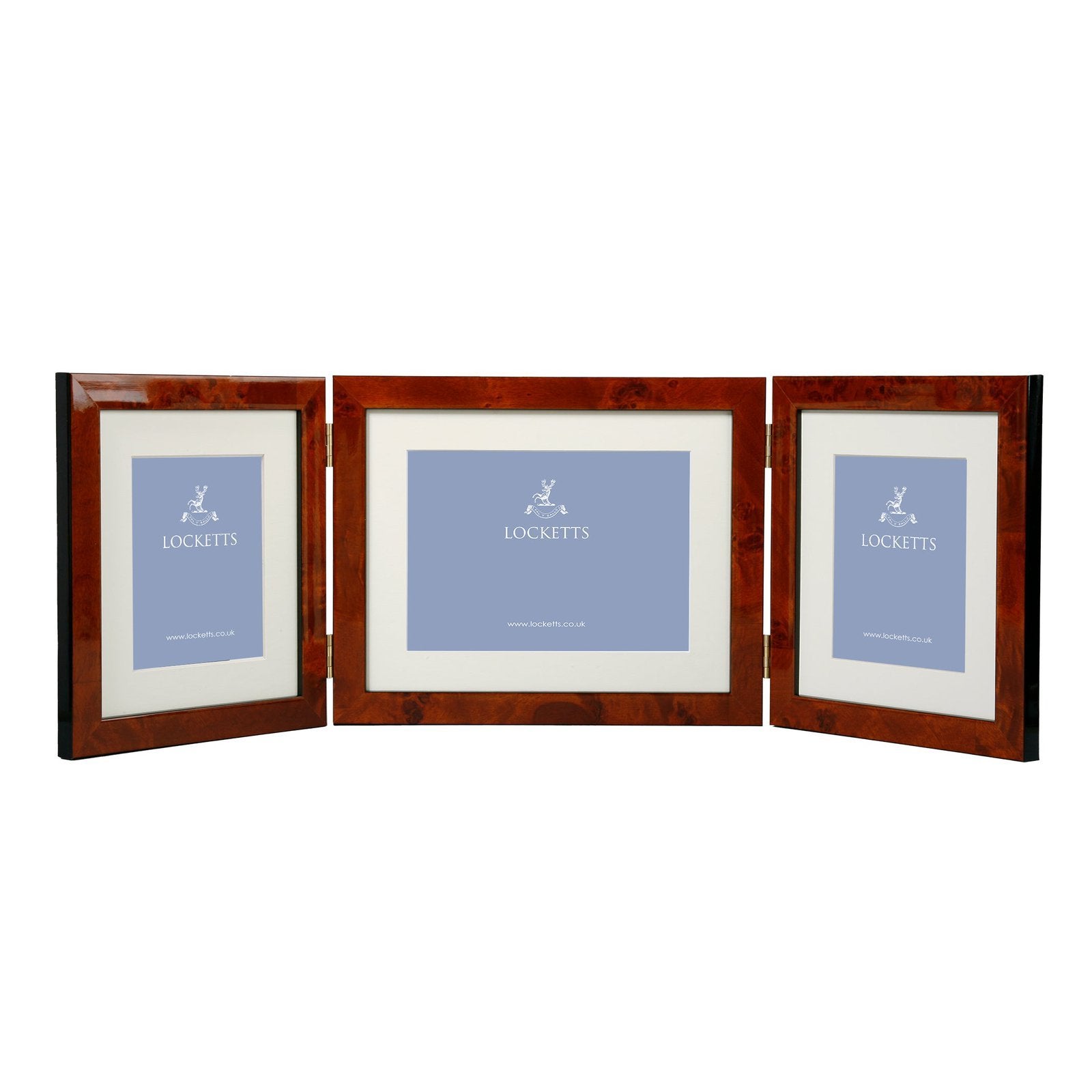 Locketts Special Hinged Medium Maple Mounted Photo Frame