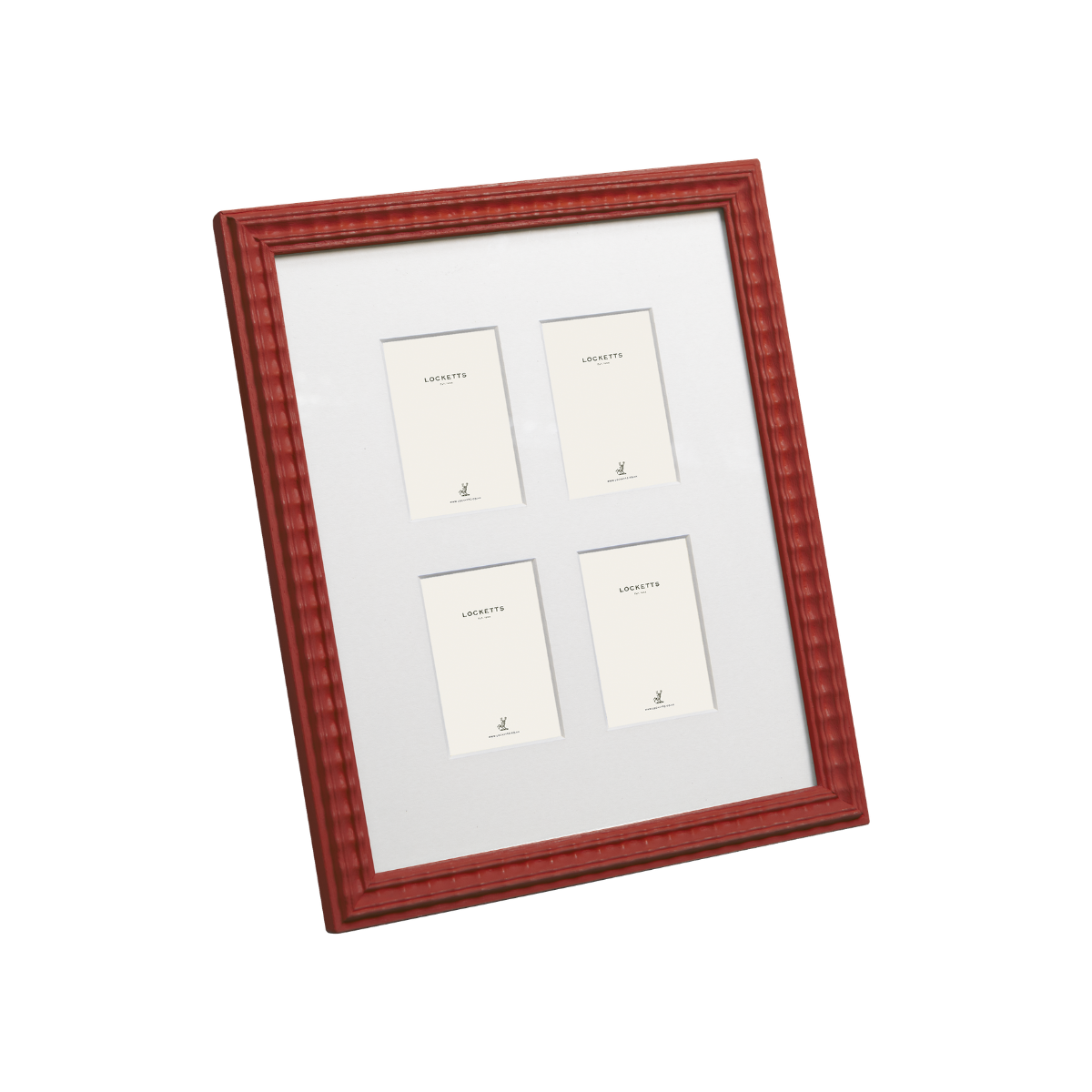 Farrow & Ball Painted Multi Aperture Textured Frame