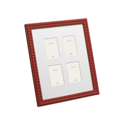 Farrow & Ball Painted Multi Aperture Textured Frame