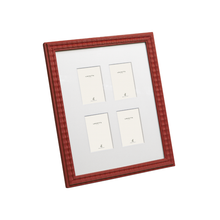 Farrow & Ball Painted Multi Aperture Textured Frame