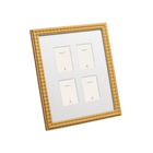 Farrow & Ball Painted Multi Aperture Textured Frame