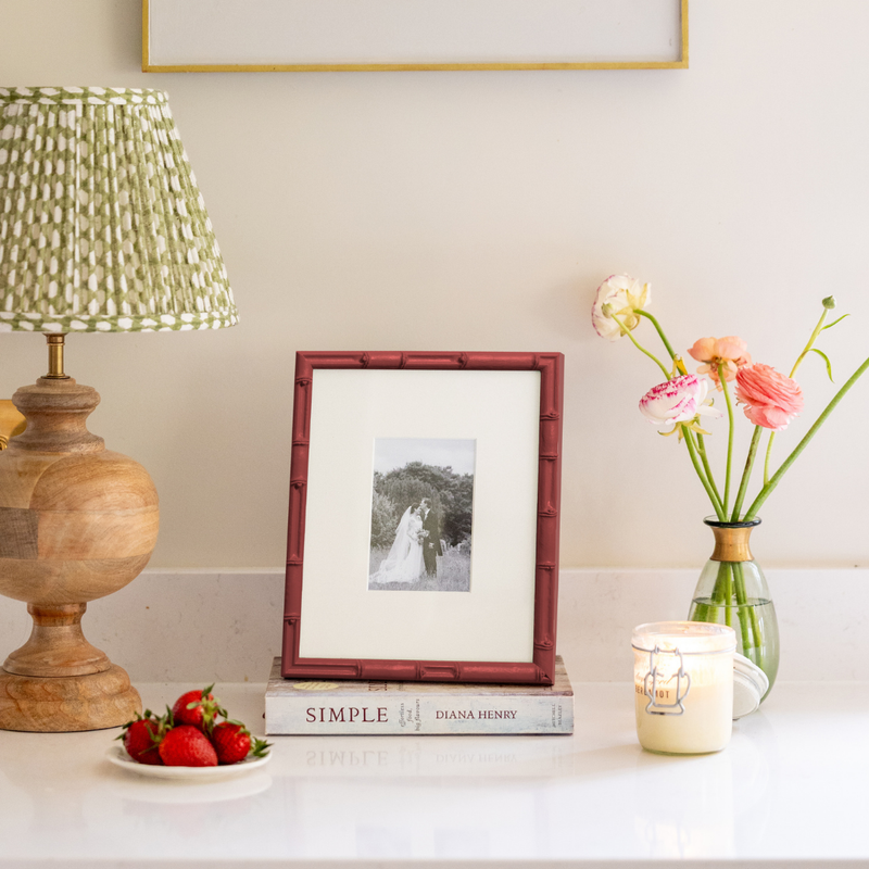 Farrow & Ball Painted Bamboo Frame