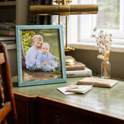 Aqua Lacquered Photo Frame