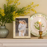 White Pearl Inlay Photo Frame