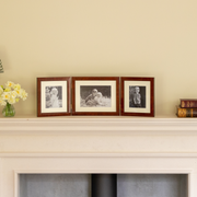 Maple Triple Special Hinged Mounted Medium Photo Frame