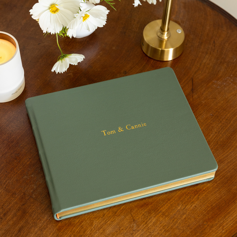 Luxury Leather Visitors Book 160 Leaves