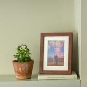 Inlaid Walnut Mounted Photo Frame