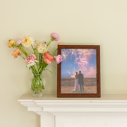 Inlaid Walnut Unmounted Photo Frame