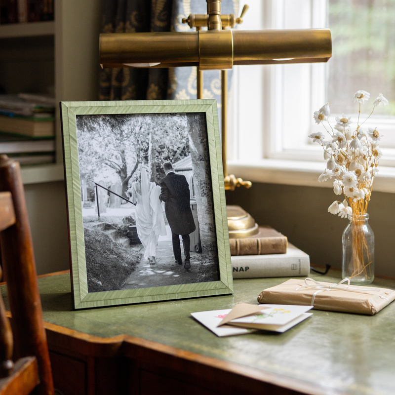 Green Lacquer Photo Frame