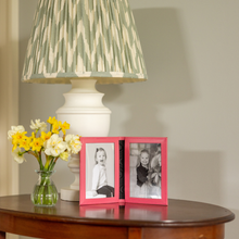 Tuscan Leather Double Travel Photo Frame