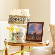Inlaid Walnut Unmounted Photo Frame