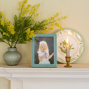 Aqua Lacquered Photo Frame