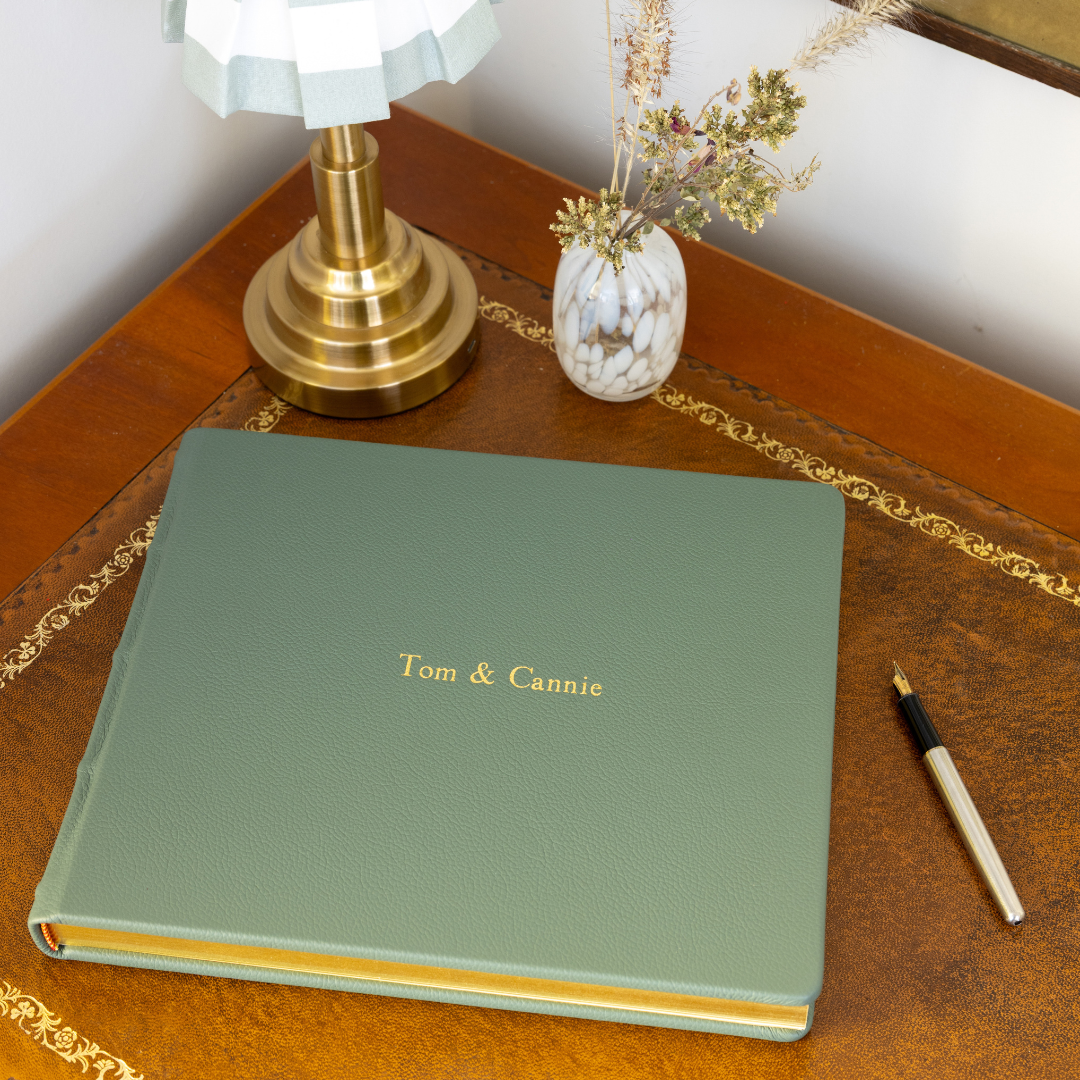 Luxury Leather Visitors Book 160 Leaves