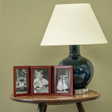 Moroccan Leather Triple Travel Photo Frame