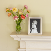 Sterling Silver Fluted Photo Frame