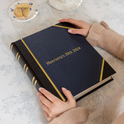 Traditional Small Portrait Photo Album Blue