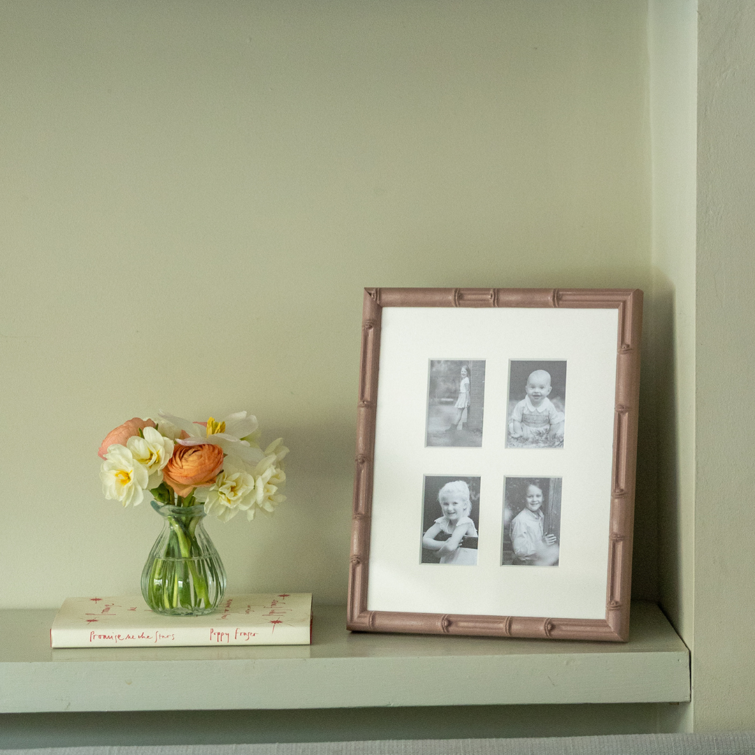 Farrow & Ball Painted Multi Aperture Bamboo Frame