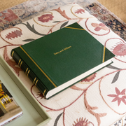 Traditional Large Landscape Photo Album Green