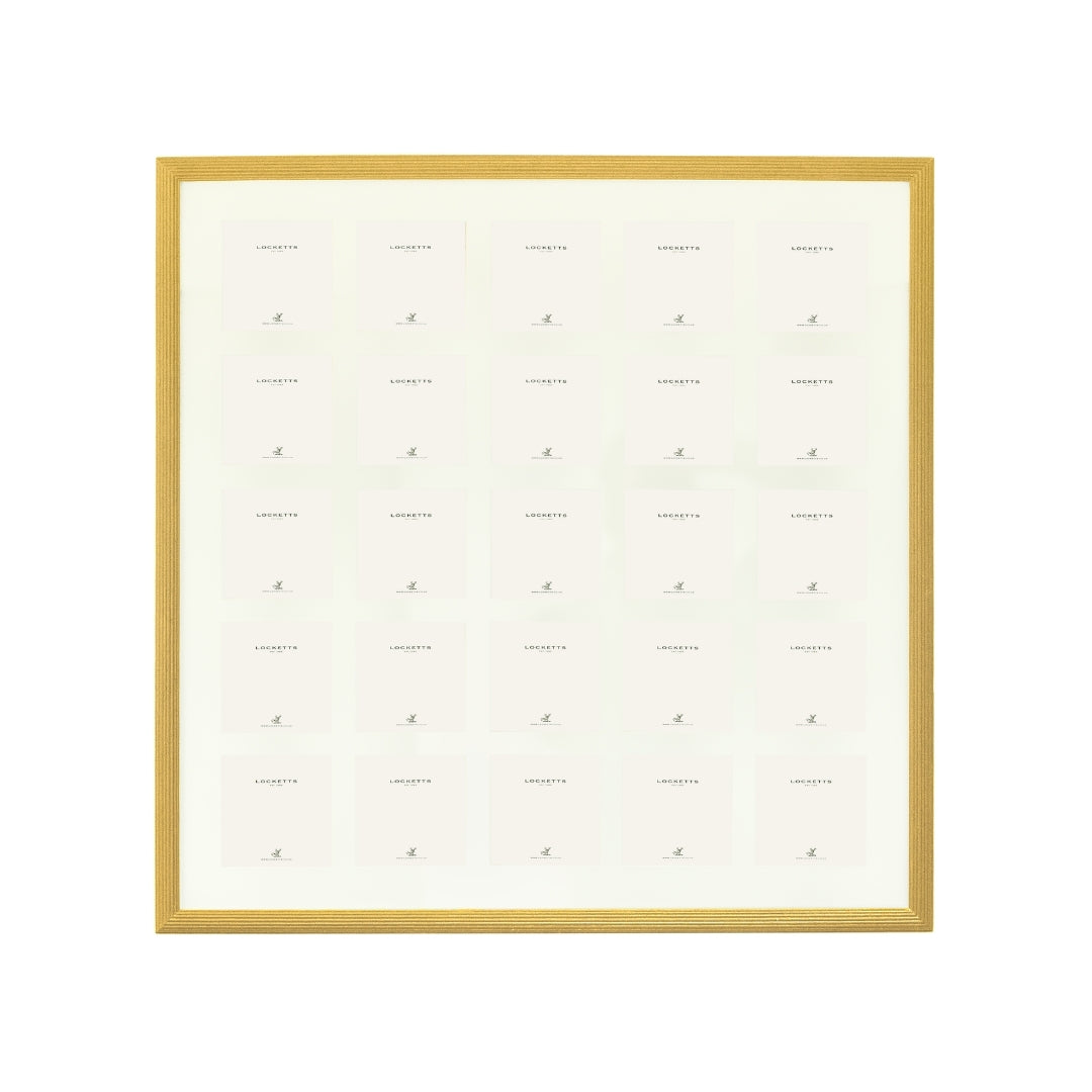 Farrow & Ball Painted 25 Multi Aperture Ribbed Frame