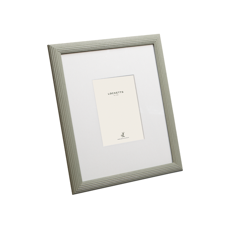 Farrow & Ball Painted Ribbed Mounted Frame