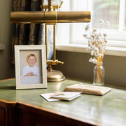 White Pearl Inlay Photo Frame