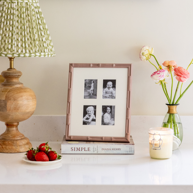 Farrow & Ball Painted Multi Aperture Bamboo Frame