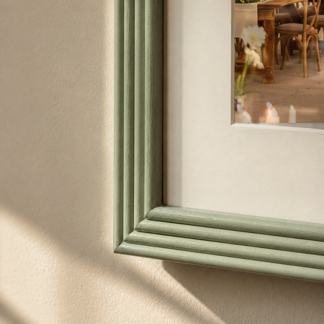 Farrow & Ball Painted 25 Multi Aperture Fluted Frame