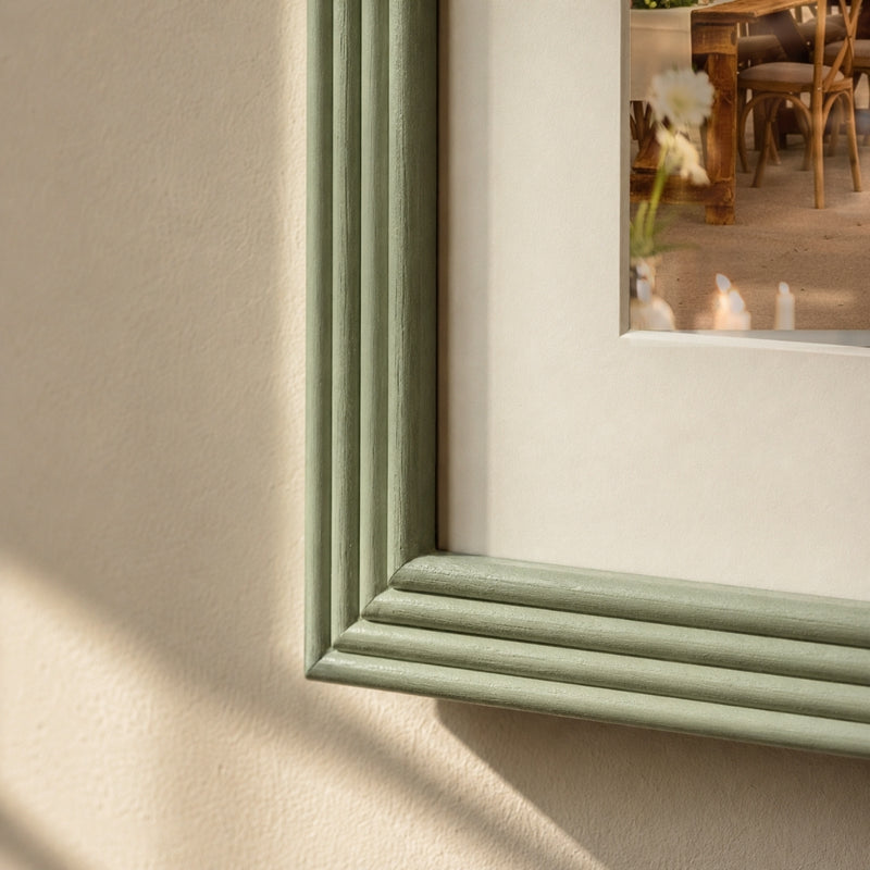 Farrow & Ball Painted 25 Multi Aperture Fluted Frame