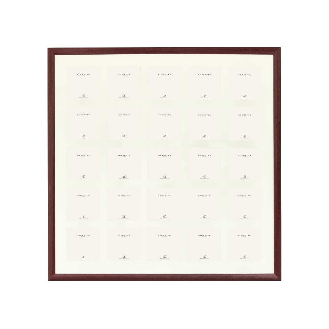 Farrow & Ball Painted 25 Multi Aperture Ribbed Frame