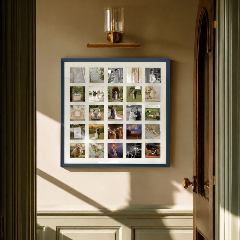 Farrow & Ball Painted 25 Multi Aperture Fluted Frame