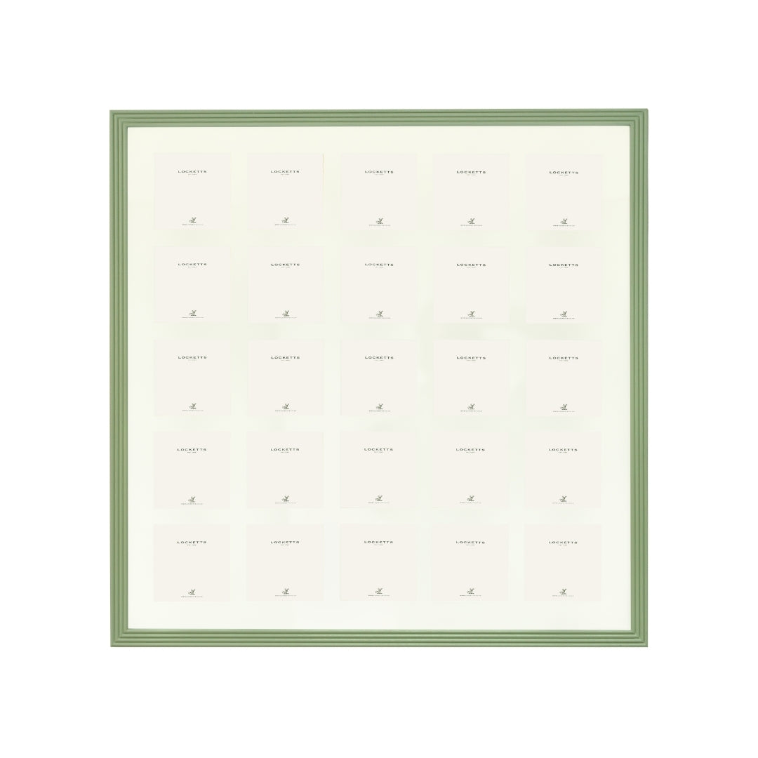 Farrow & Ball Painted 25 Multi Aperture Fluted Frame