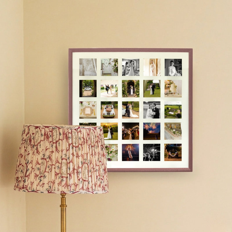 Farrow & Ball Painted 25 Multi Aperture Ribbed Frame