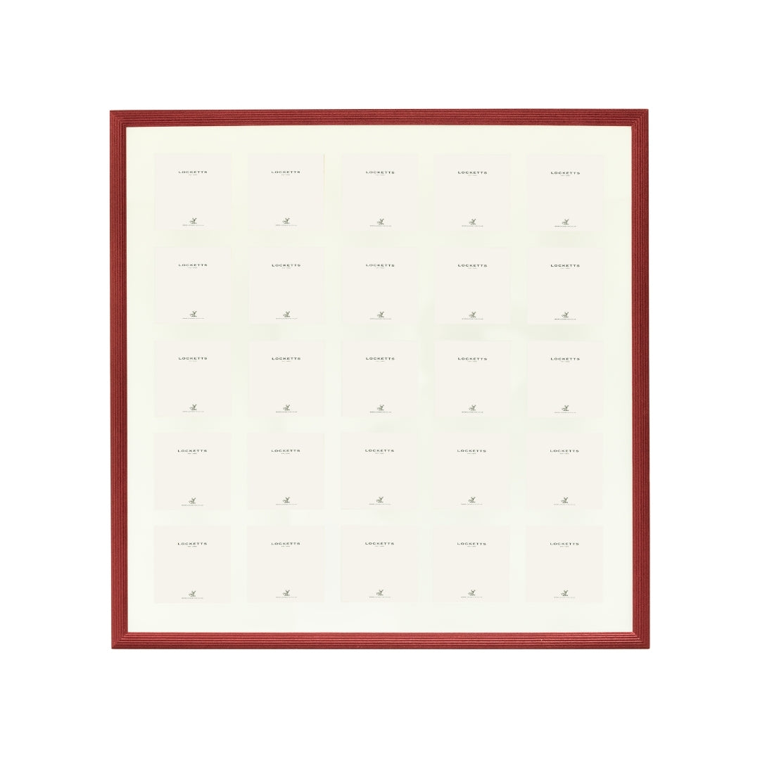Farrow & Ball Painted 25 Multi Aperture Ribbed Frame