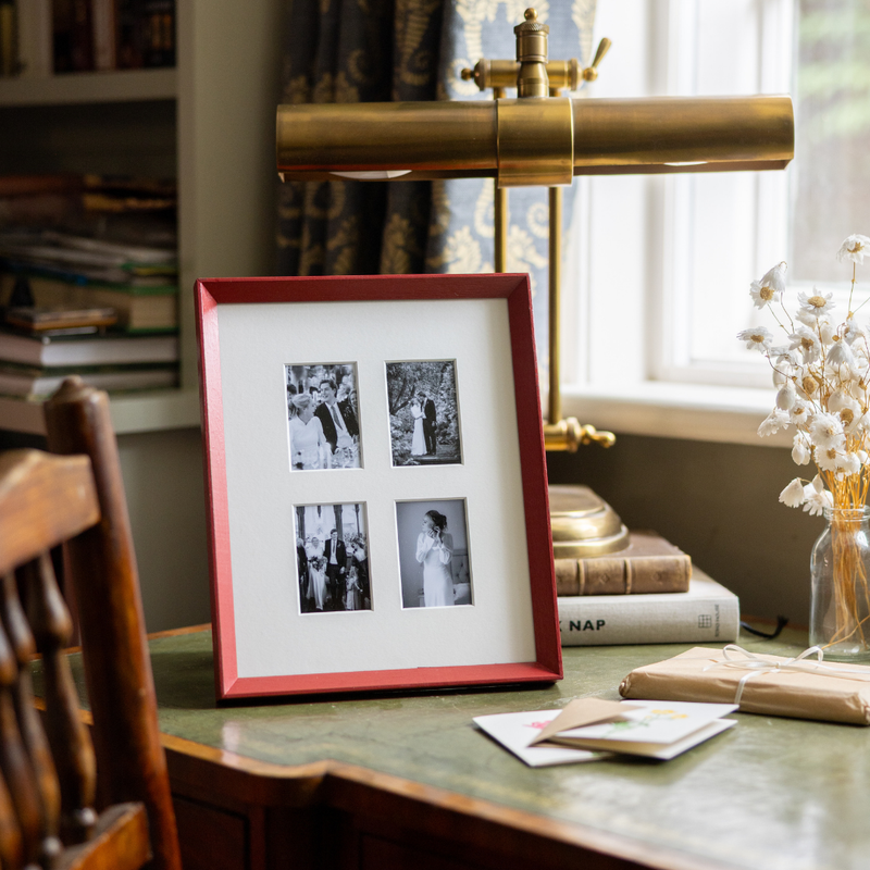 Farrow & Ball Painted Multi Aperture Bevelled Frame