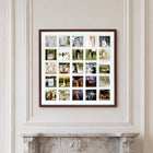 Farrow & Ball Painted 25 Multi Aperture Ribbed Frame