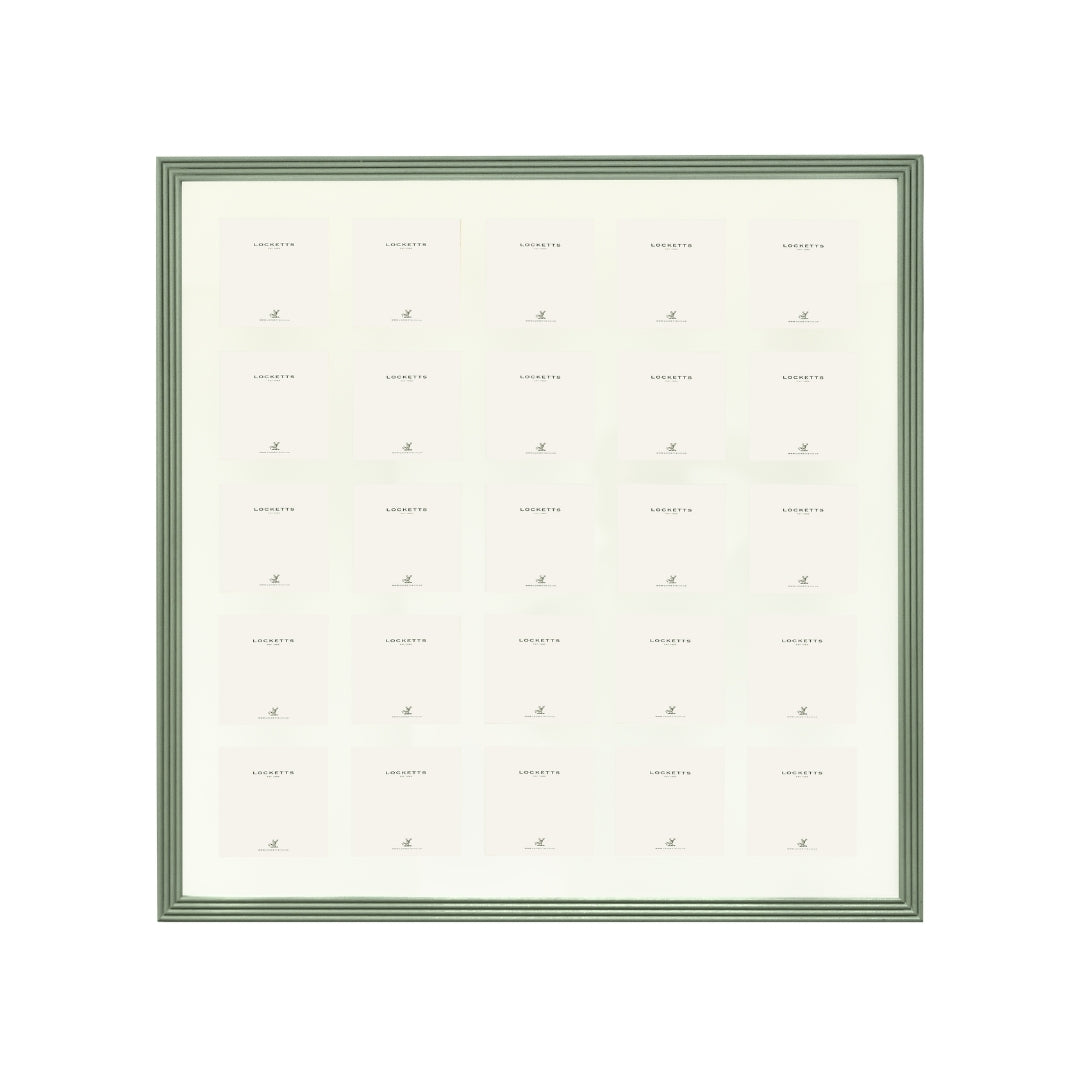 Farrow & Ball Painted 25 Multi Aperture Fluted Frame