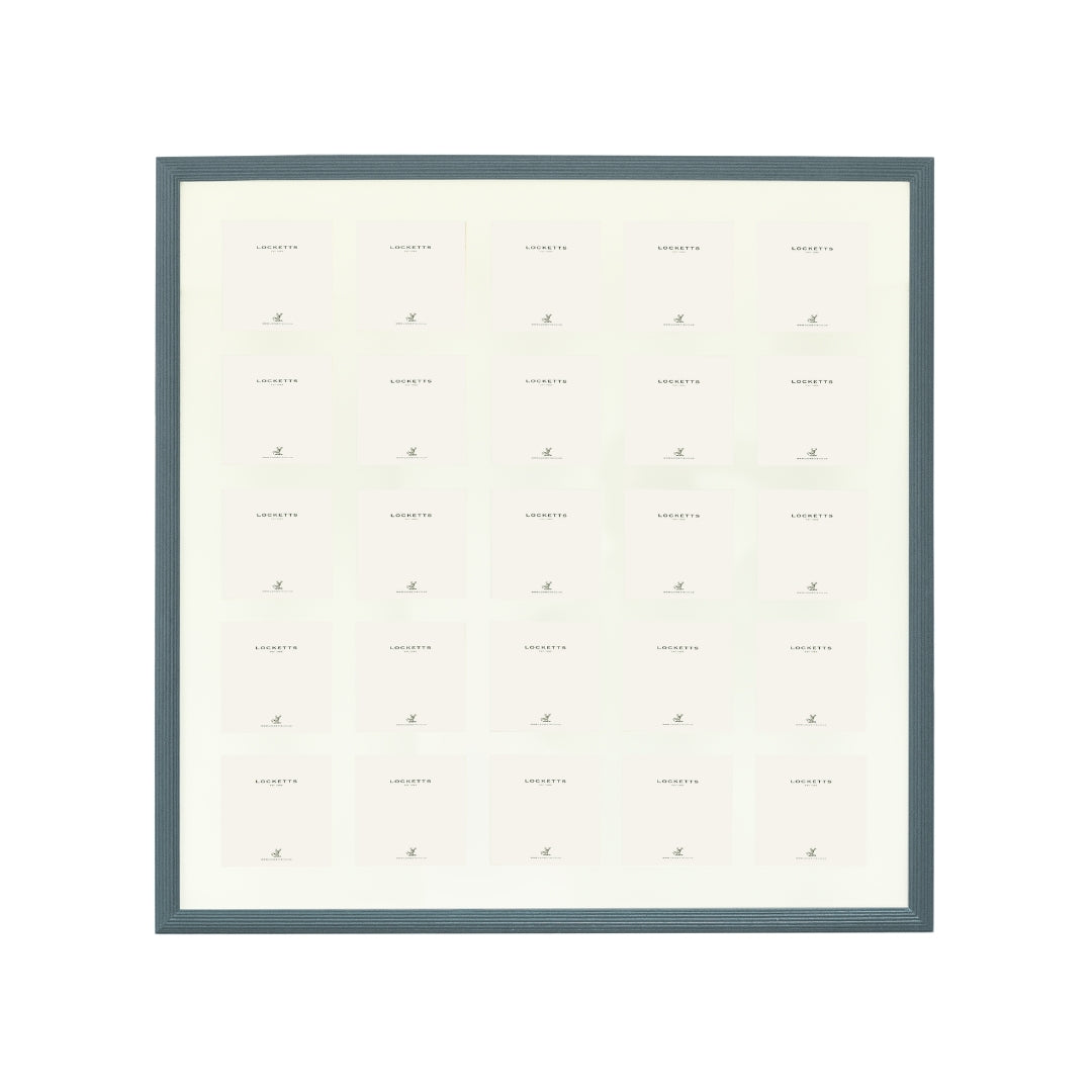 Farrow & Ball Painted 25 Multi Aperture Ribbed Frame