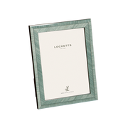 Aqua Lacquered Photo Frame