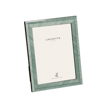 Aqua Lacquered Photo Frame