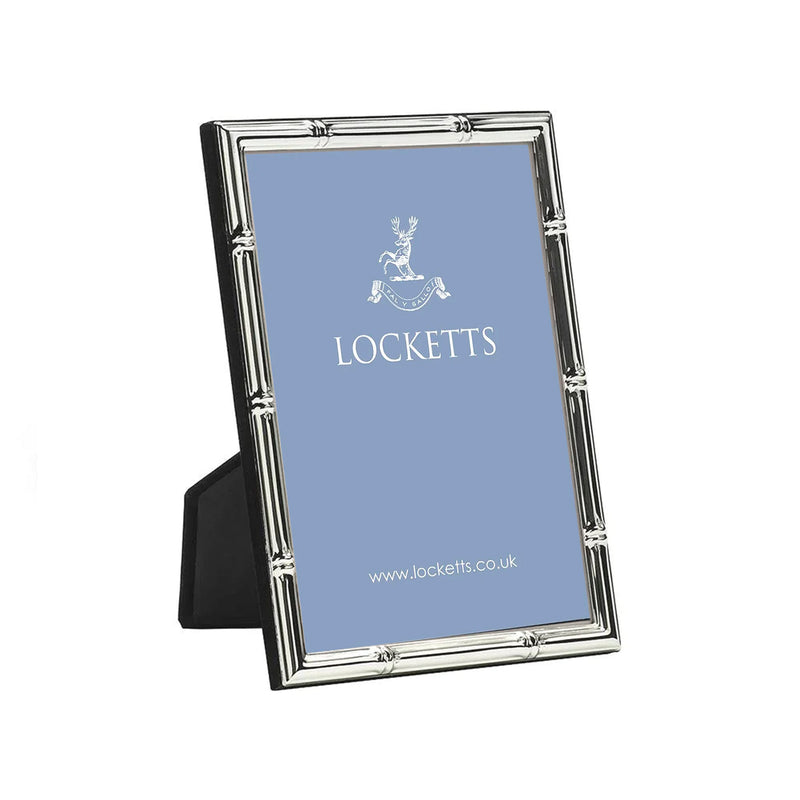 Bamboo Silver Plated Photo Frame