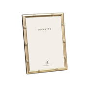 Bamboo Matte Gold Photo Frame